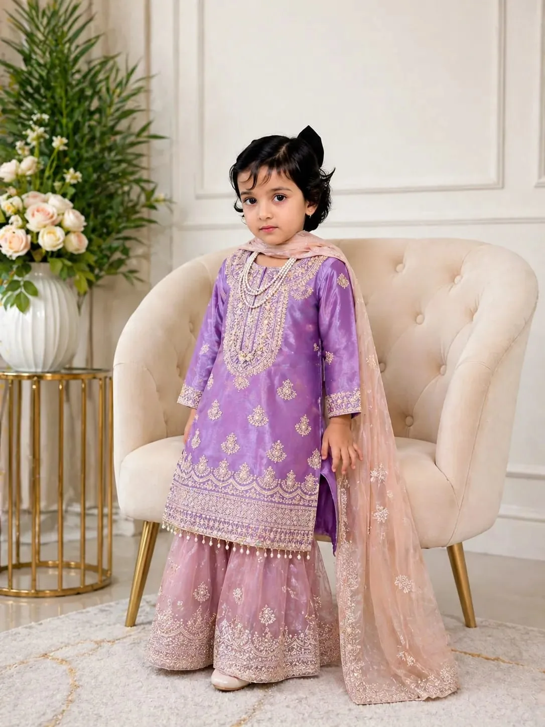 Elegant Princess Sharara Set