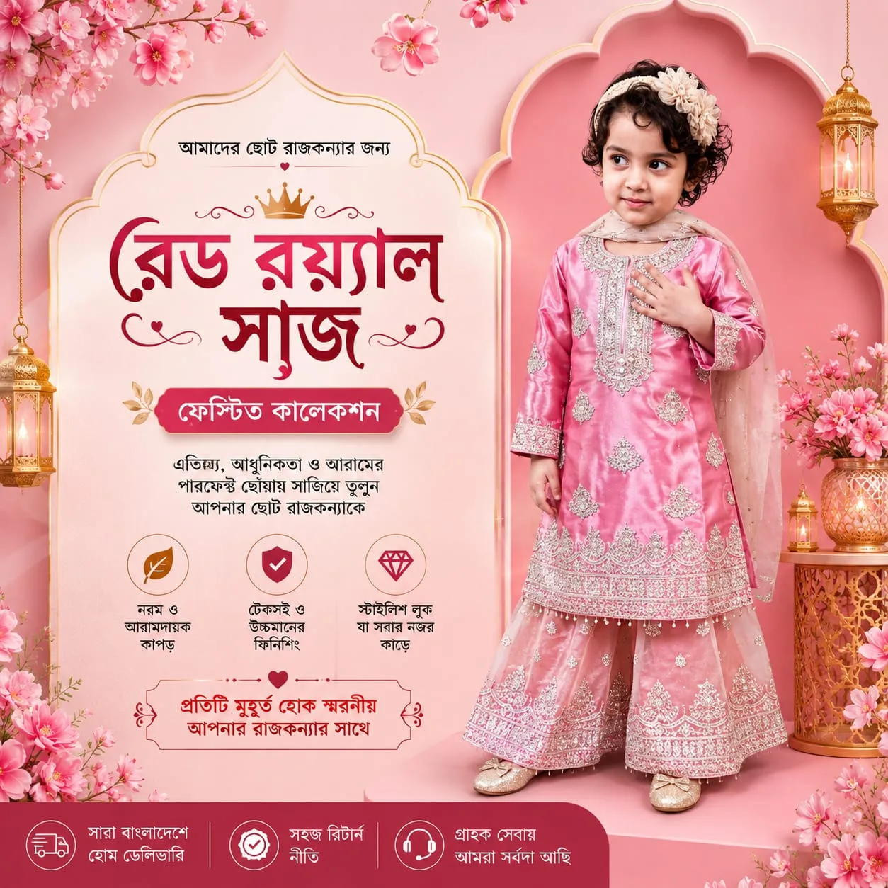 Elegant Princess Sharara Set 004